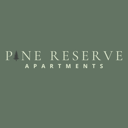 white fonts on a green background with the words preserve apartments